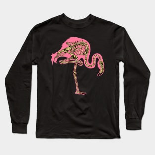 Spooky Flamingo Long Sleeve T-Shirt